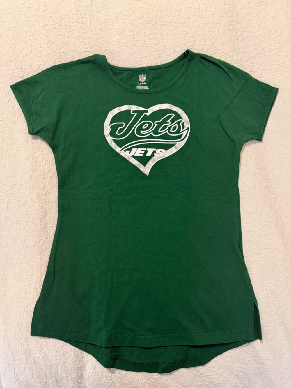 Jets Girls Tee Size 14